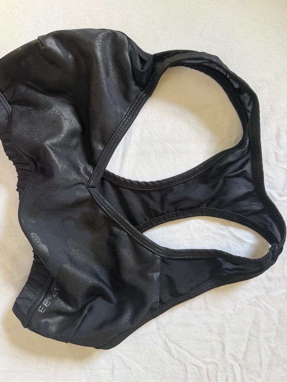 Black Racerback Sports Bra